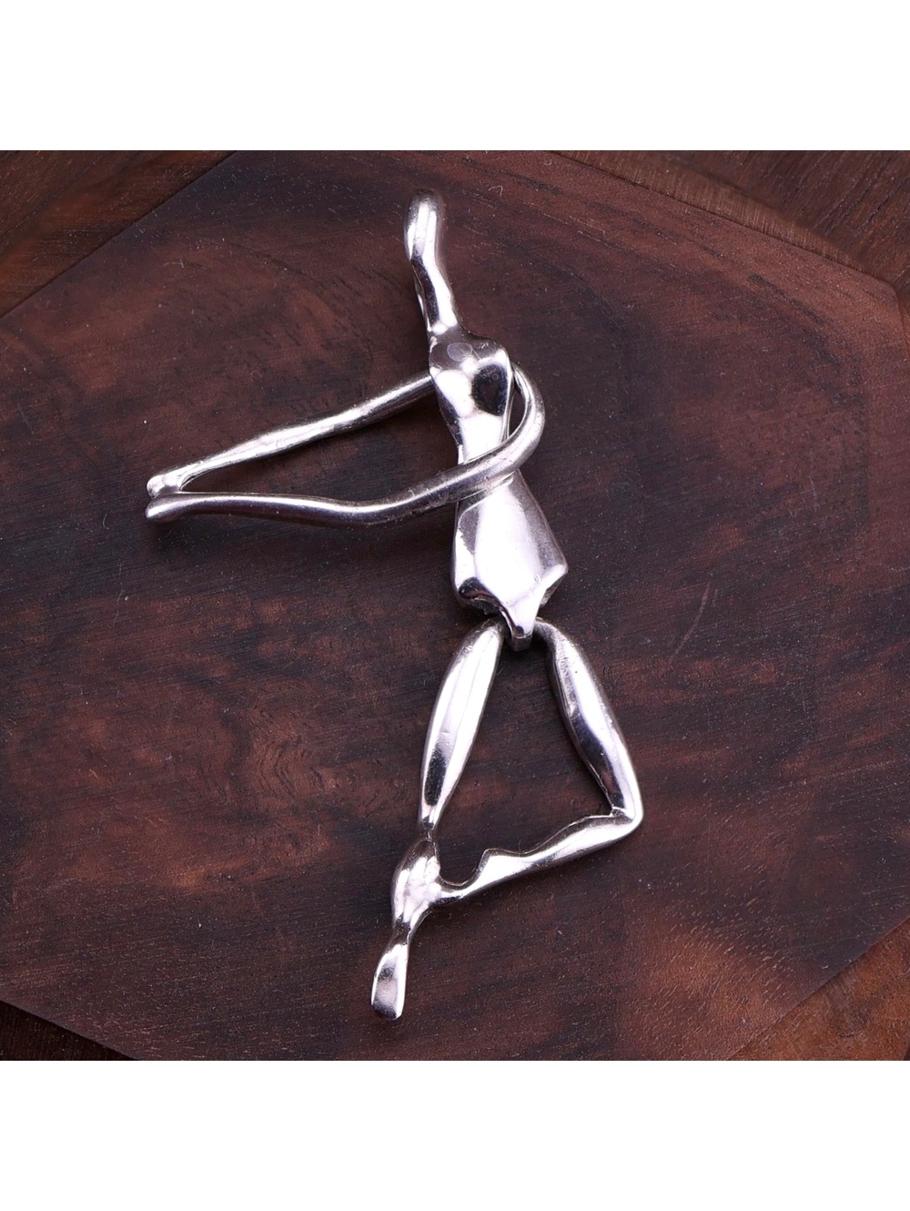 Articulated Sterling Silver Dancer Pendant